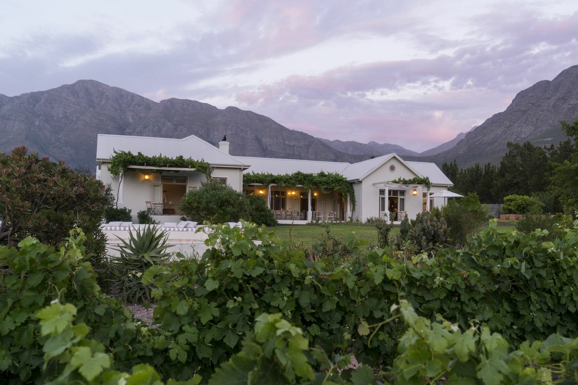 Hotel Cape Vue Country House Franschhoek Exterior foto